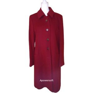 Vintage NWT 346 Brooks Brothers Womens Wool Coat